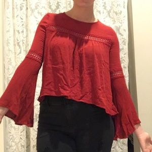 Forever 21 Bell Sleeve Top